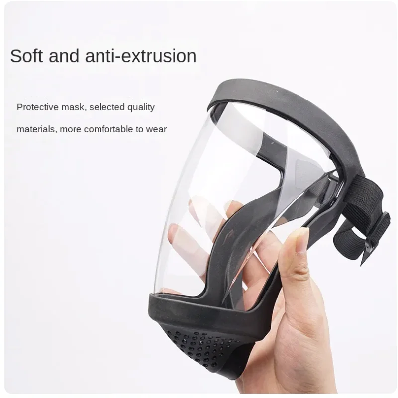 Facial Protection Mask Safety Glasses Anti-fog Dustproof Multifunctional Work Protection Mask for Welding Woodworking Crop Spray