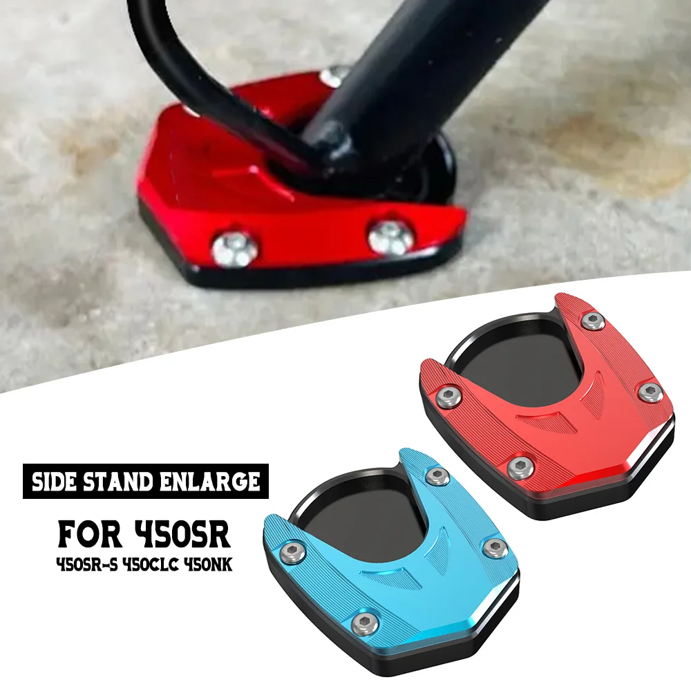 

FOR CFMOTO 450SR 450SR-S 450CLC 450NK 2022 2023 2024 2025 Kickstand Foot Side Stand Extension Enlarger Support Plate Pad 450 SR