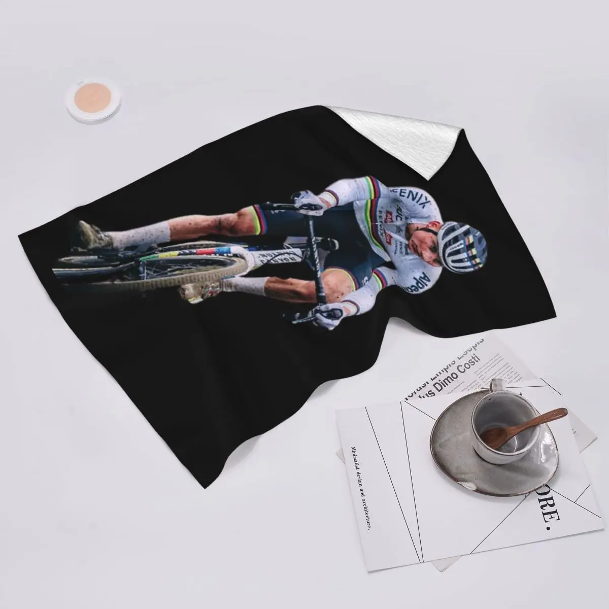 Custom Mathieu Van Der Poel Soft Face Towel Quick Dry Pool Bath Cotton Towels A…