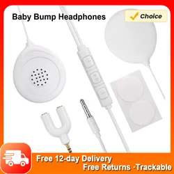 Baby Bump Headphones Prenatal Belly Speakers for Women During Pregnancy to Play Music to Baby in The Womb Safety Baby Headphones