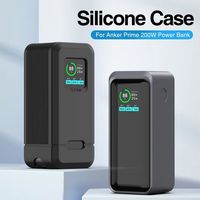 Shockproof Silicone Case Soft Dustproof Protective Case Portable Travel Protective Cover for Anker Prime 200W/250W Power Bank