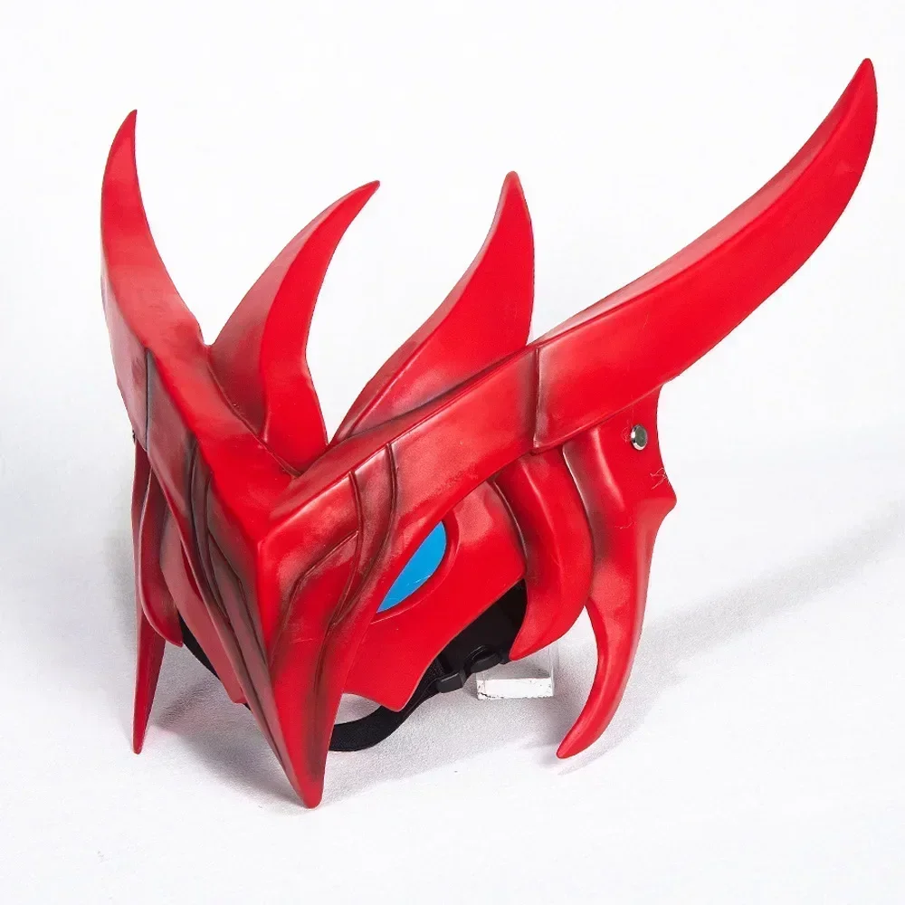 

Унисекс маска-полумаска Демона/Дьявола из смолы, аксессуар для косплея на Хэллоуин, новинка по игре The Unforgotten Yone, реквизит для взрослых костюмов