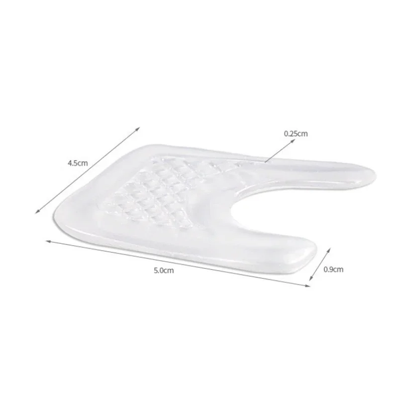 Pexmen Almofadas impermeáveis para dedos dos pés, almofadas de calos em gel em forma de U para fricção, adesivo reutilizável para milho nos pés, protetor de calos