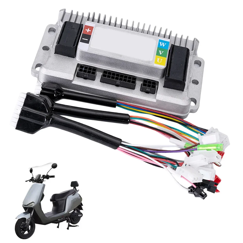 48/60/64/72V 1000/1500W Sinusoidal Wave High-Power Brushless Dc-Universal Motor Controller 2/3/4wheel Electric Vehicle-Generic