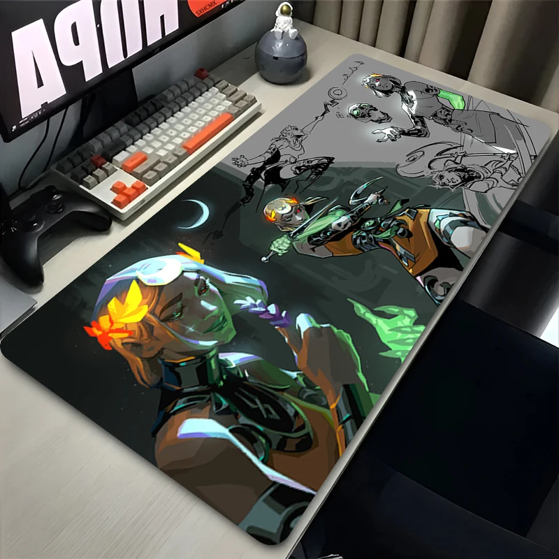 Ästhetische Hades Mauspad PC Spiel Mousepad Laptop Schreibtisch Pad XXL Rutschfeste Computer Schreibtisch Zubehör Gummi Tastatur Maus Matte