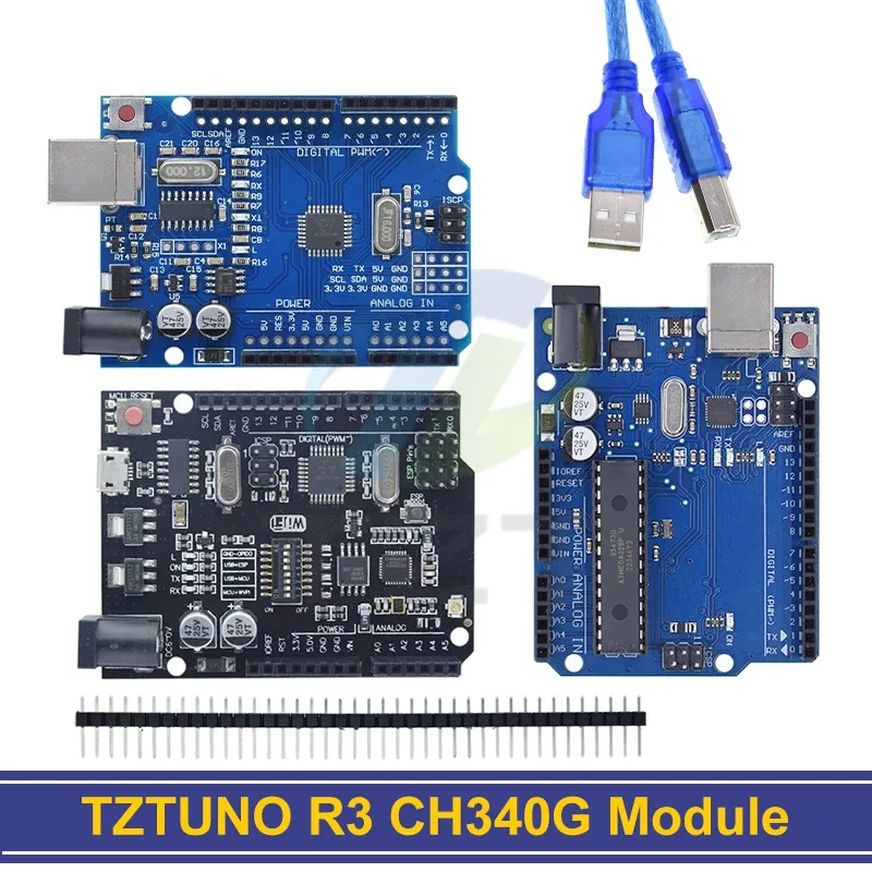 TZTUNO R3 ATMEGA16U2 / TZTUNO R3+WiFi ATMEGA328P CH340G For Arduino Development Board WeMos ESP8266