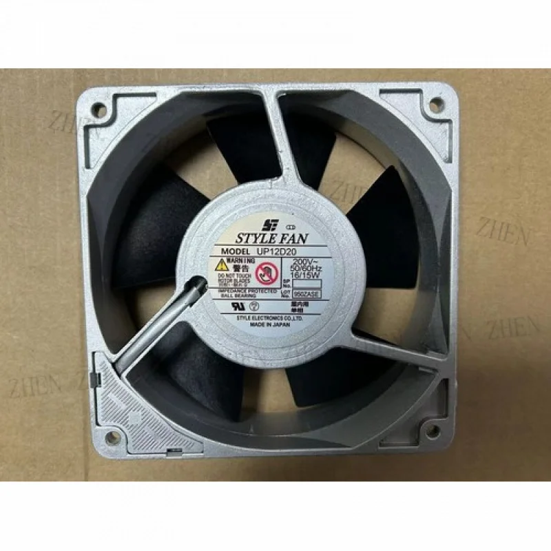 Y FOR STYLE FAN UP12D20 200V 50/60 Hz 16/15 W,120*120*38mm