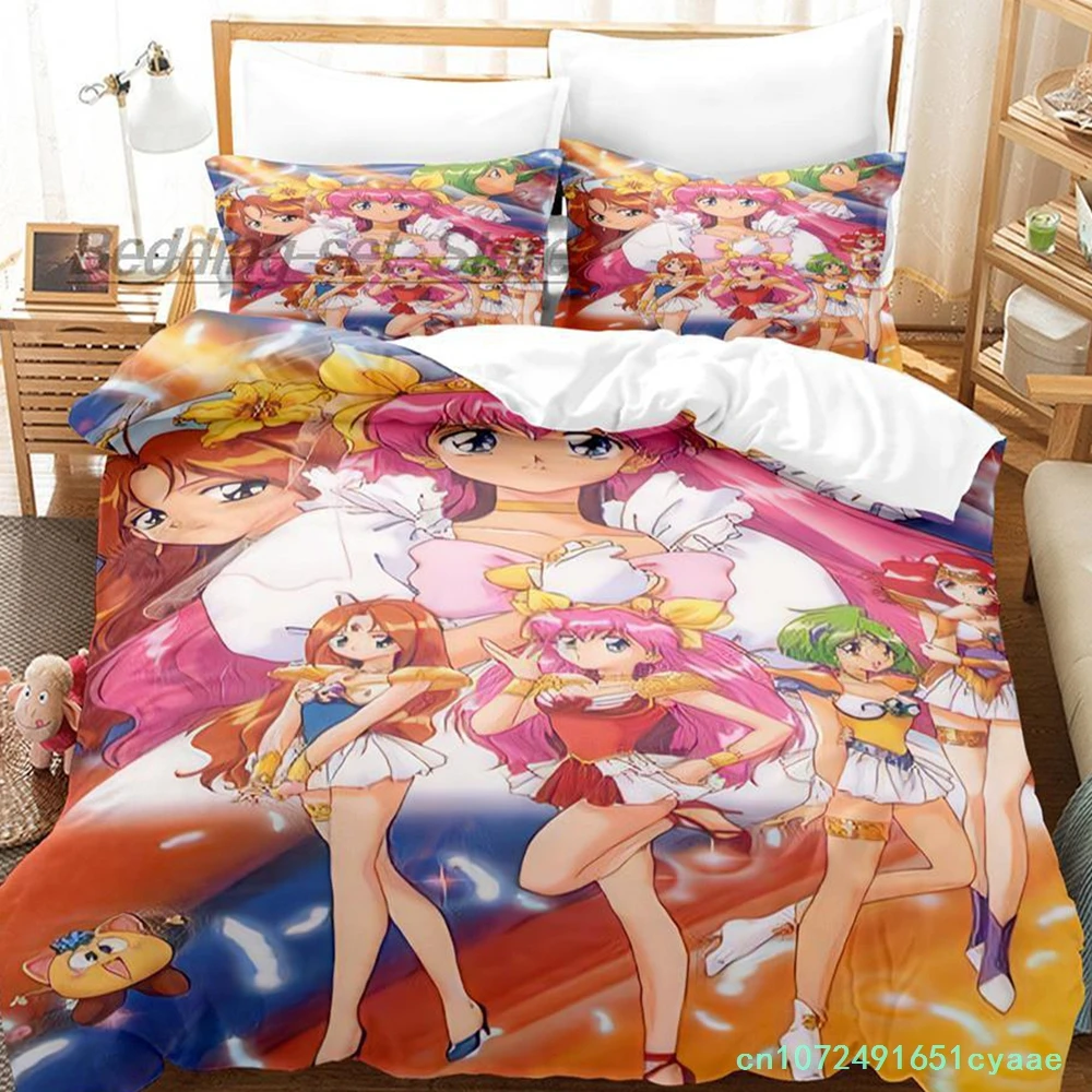 Wedding Peach Bedding Set Single Twin Full Queen King Size Bed Set Aldult Kid Bedroom Duvetcover Sets 3D Anime Bed Sheet Set
