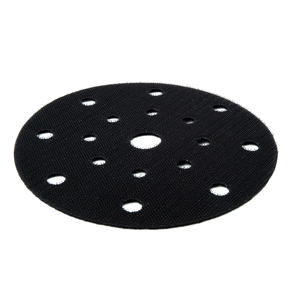 1Pc 17 Holes Soft Sponge Interface Pad 6 Inch 150 Mm Sanding Pads Backing Disc Hook & Loop Sanding Discs For Polisher