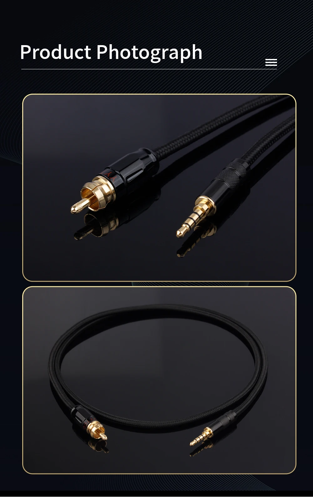 SPDIF Koaxialkabel HIFI 3,5mm 4-Pole Zu RCA SPDIF Koaxial Digital Audio Kabel HiFi Heimkino für Verstärker decoder XiaoMi – Detail 11
