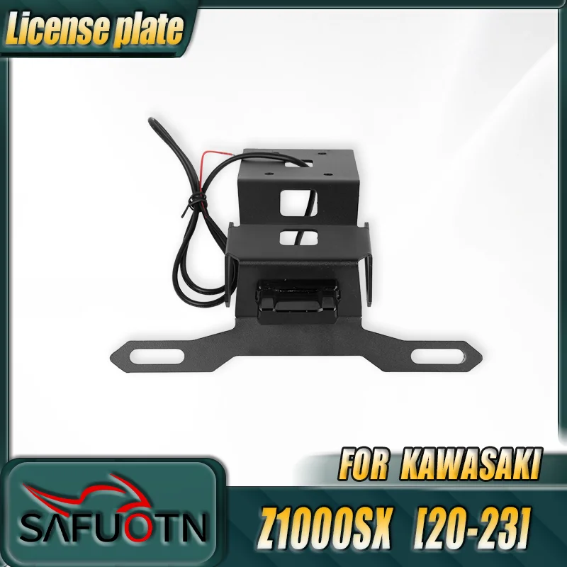 

for Kawasaki Z1000 SX Rear License Plate Holder Bracket 2020-2023 Motorcycle Tail Tidy Eliminator Accessory
