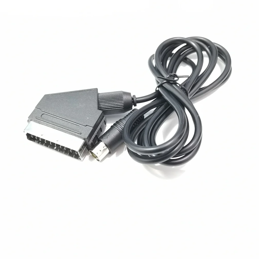 Câble péritel RVB pour Sega-Mega Drive 2, Genesis 2, MD2, câble péritel AV, 1.8m, D11 20, livraison directe, 1 à 8 pièces