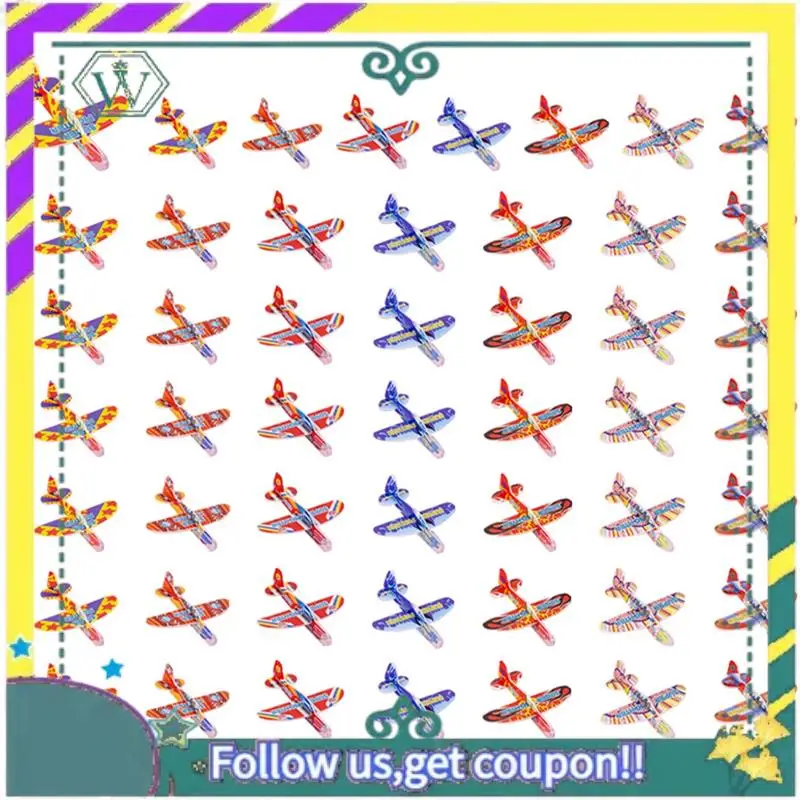 

Hand Throw Flying Glider Planes Foam Airplane Game Toys For Kid Birthday Party Favors Baby Shower Pinata Fillers Easy Install