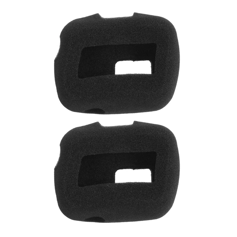 New 2X Wind Foam Windshield Windscreen Housing Case for GoPro Hero 5 6 (2018) Black Camera, Sponge Windproof Cap