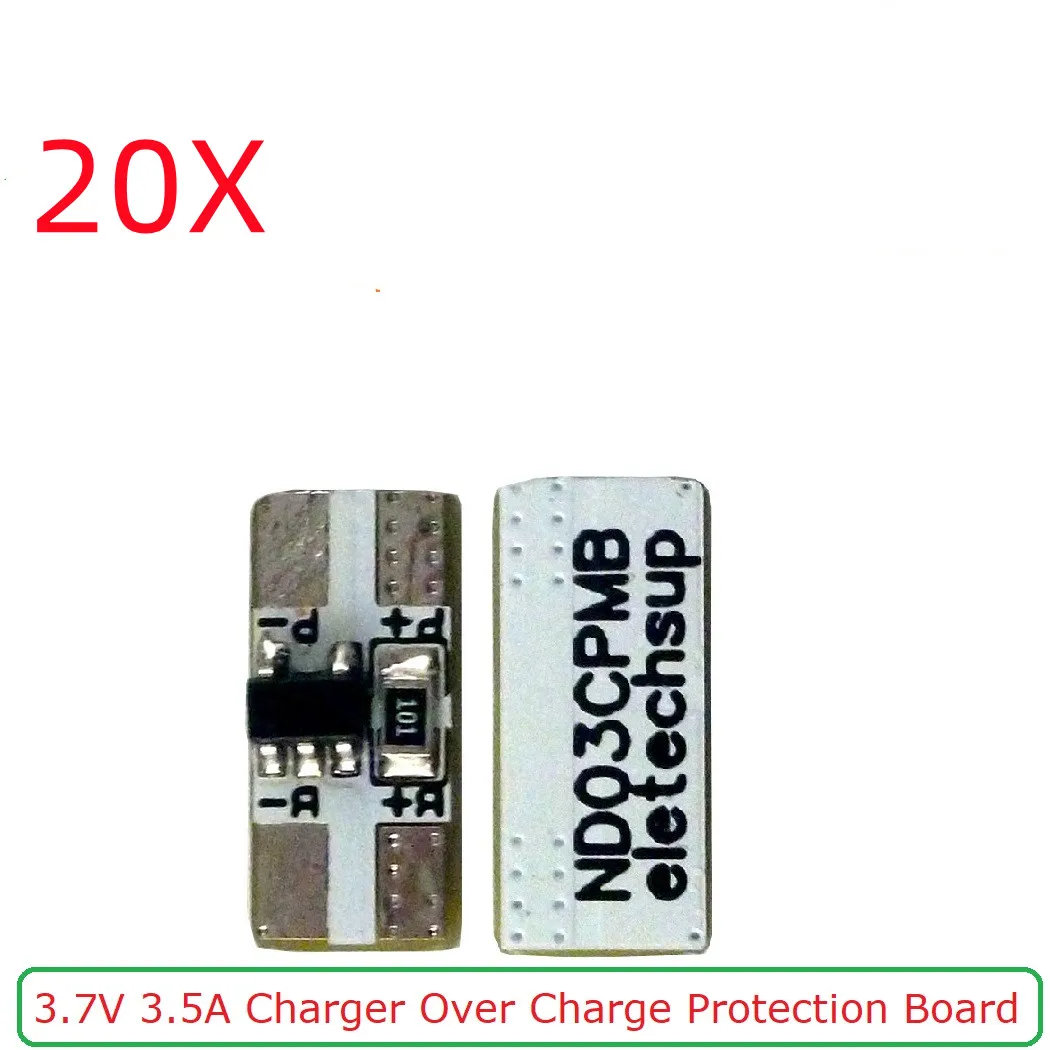 mini 3.7V 4.2V 3.5A 1-Cell Li-ion Lithium Li-Polymer Battery Charger Over Charge Discharge Overcurrent Protection Board Module