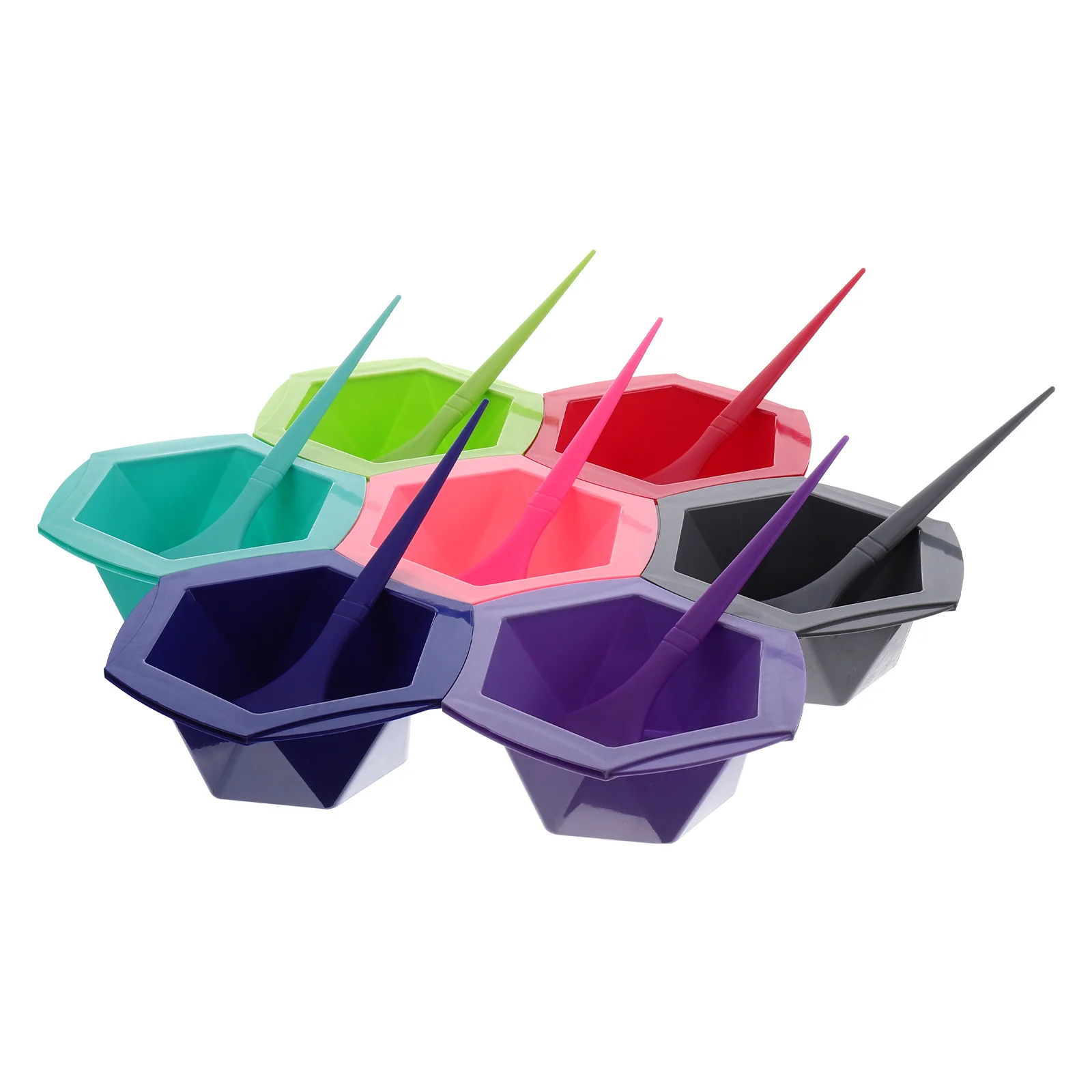 7pcs Hair Coloring Kit 7 Sets Reusable Heat Resistant Chemical Anti Static Bowl Brush Tools For Dye Tint Bleach Face Mask Home - Image 5