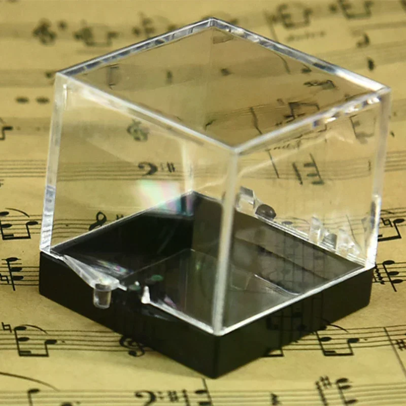 Jewelry Organizer Boxes Square Rock Sample Specimen Display Cases Crystal Storage Mineral Polypropylene Jewelry Organizer