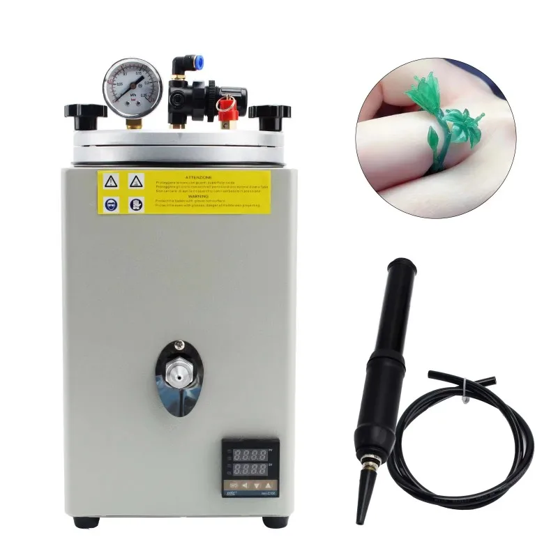 Jewelry Mold Wax Injector Machine 150℃ Manual Adjustment Knob Digital Control Equipment Making Tool DIY Casting Mold Gold