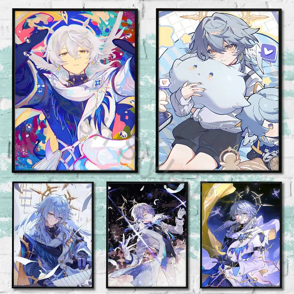 

Game H-Honkai Star Rail Sunday Poster HD Art Sticky Wall Waterproof Home Living Room Bedroom Bar Aesthetic Decoration