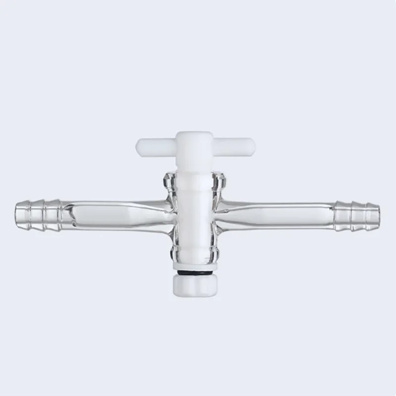 PTFE joint PTFE throttle door T-type straight piston T-type two-way piston chemical experiment teaching materials