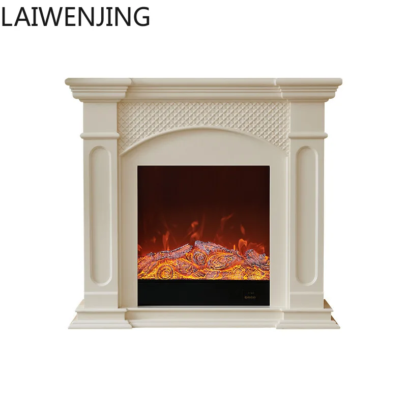 

HLZ 1.2 meters simple fireplace solid wood villa home living room simulation heating decorative cabinet