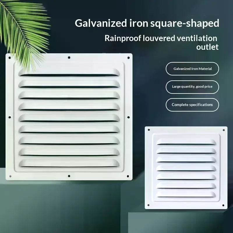 

1/2 шт. 150/200/250 мм Металлическая вентиляционная решетка для отопления и охлаждения, вытяжная пластина, крышка вентиляционного отверстия