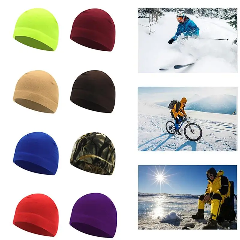 Unisex Hat Fleece Hats Military Men Caps Warmming Cap Hiking Cold Protection Hats Outdoor Multi-energy Cycling Hunting Caps