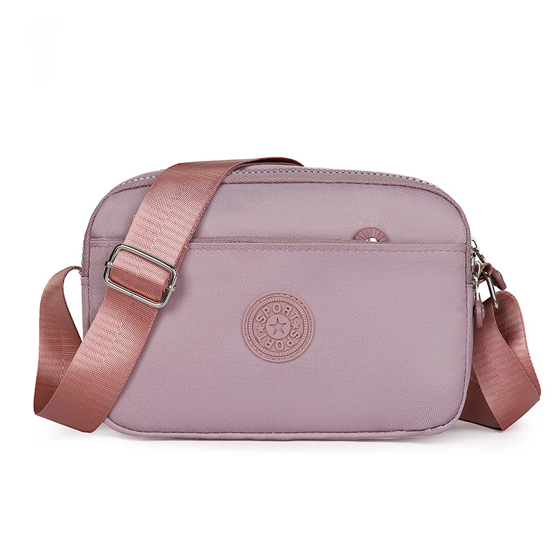 

Women's Nylon Waterproof Multi-pocket Crossbody Bag, Mom Bag