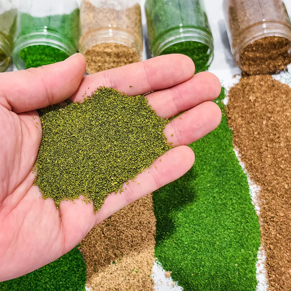 Kits de terreno, polvo de árbol de madera, exfoliante y fliage disperso para HO OO N, fabricación de modelos Diy/fabricación de árboles/Kits de construcción/Diorama, 1 botella