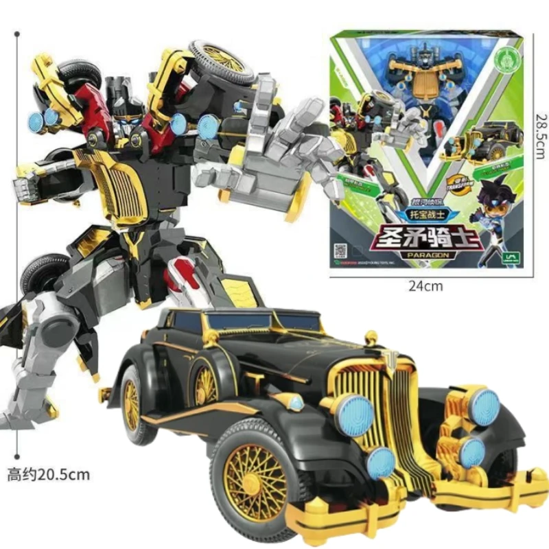 

Gold Edition Tobot Brother Warrior Galaxy Detective Korean Anime Transformer Robot Action Figure Deformation Toys Gifts