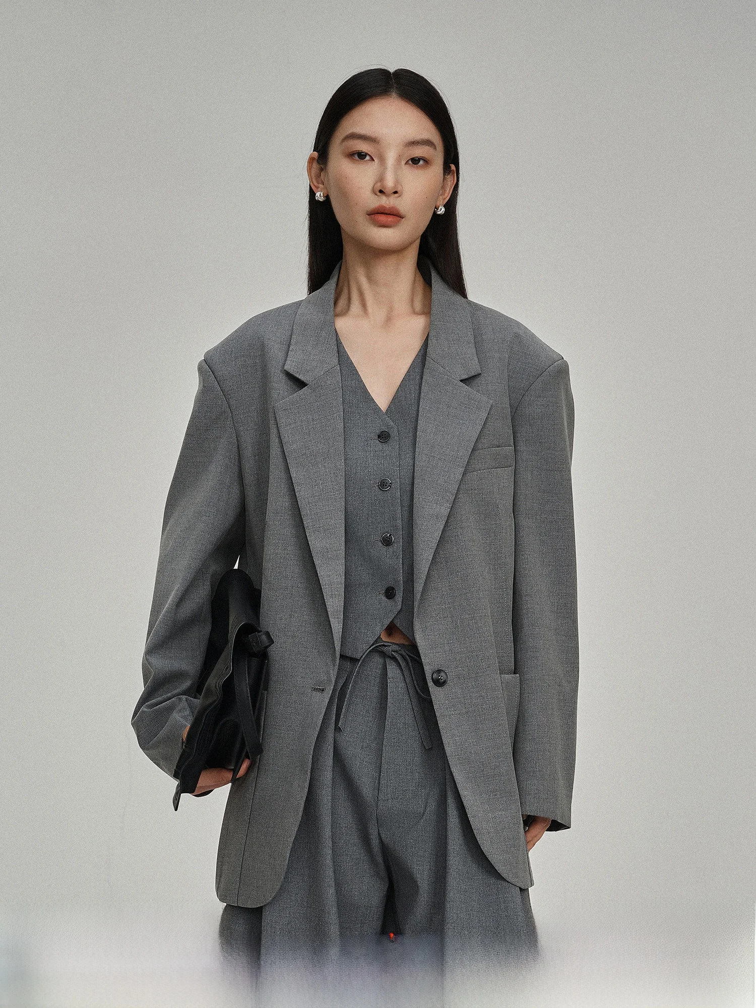 

Modern Chapter Old Money Style Women's Suit Jacket Loose Silhouette Commute Formal Spring New Arrival Casual Fashion