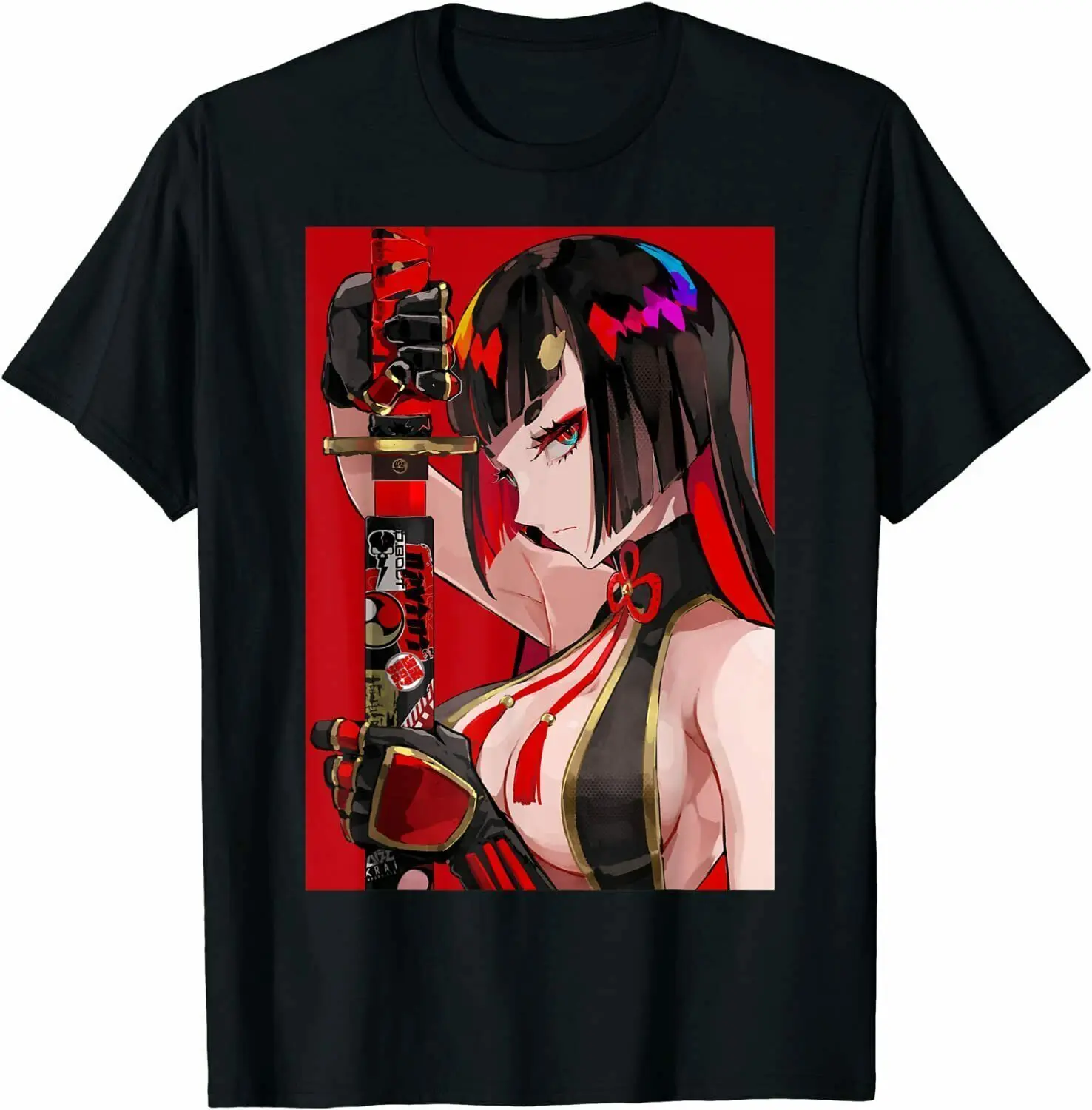 

Anime Girl Waifu Japanese Aesthetic Otaku T-Shirt Funny Gift For Men