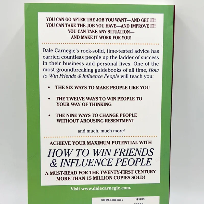 Imagem -02 - por Dale Carnegie Livro de Leitura para Adultos Como Fazer Amigos Influenciar Pessoas Habilidades de Comunicação Interpessoal