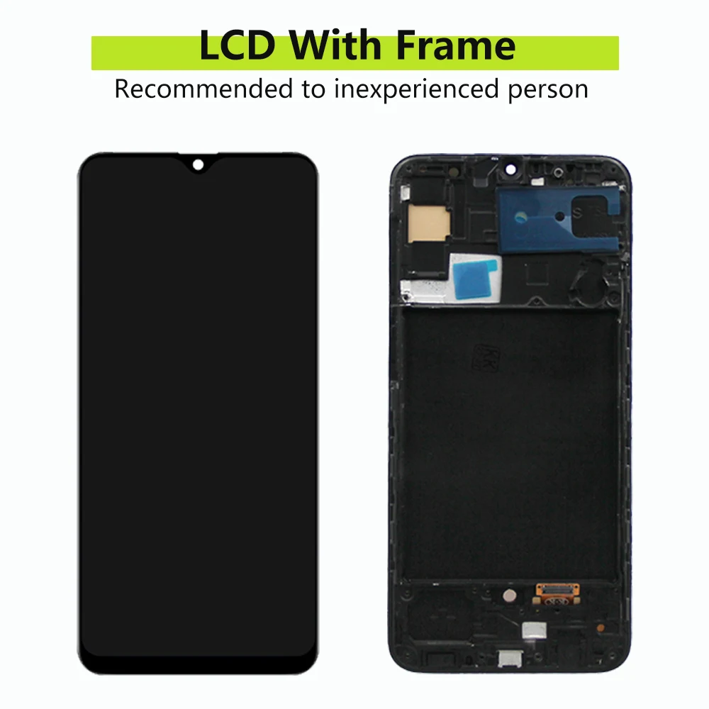 6.4\'\' AMOLED for Samsung Galaxy A30s LCD Display Touch Screen Digitizer Assembly Replacement for Samsung A30s A307 A307F A307G