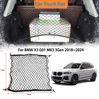 For BMW X3 G01 MK3 3Gen 2018~2024 2019 2020 Car Trunk Net Storage bag Interior Luggage Cargo Organiser Accessories Auto Parts