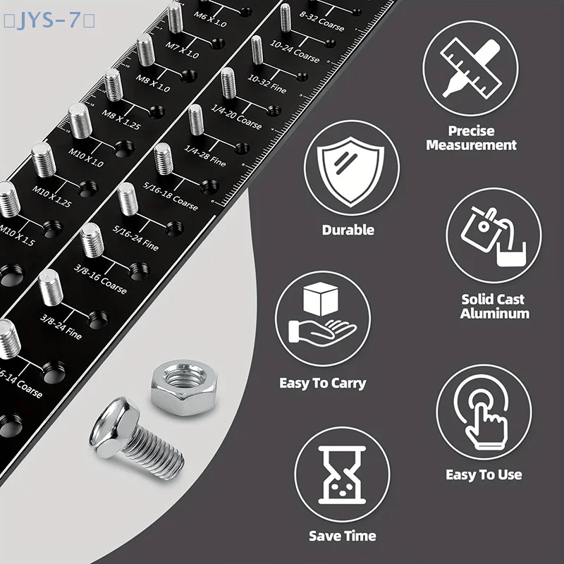 28 BitNut And Bolt Thread Checker Thread Size Checker Metric Size Bolt Size And Thread Gauge Thread Measuring Tools