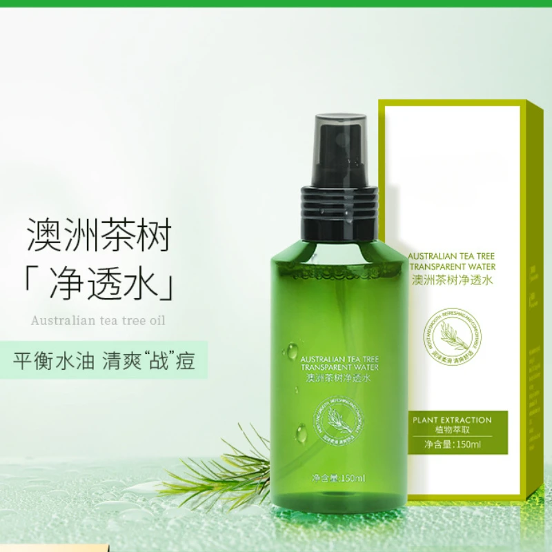 Australian Tea Tree Essential Oil Purifying and Permeable for Men and Women with Oil Acne Skin Refreshing and Moisturizing Toner