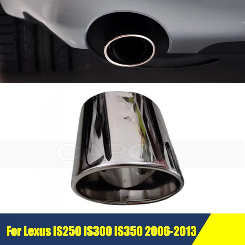 

Крышка рамы выхлопной трубы для Lexus IS250 IS300 IS350 2006-2013, декоративная рамка для выхлопной трубы автомобиля, отделка выхлопной трубы