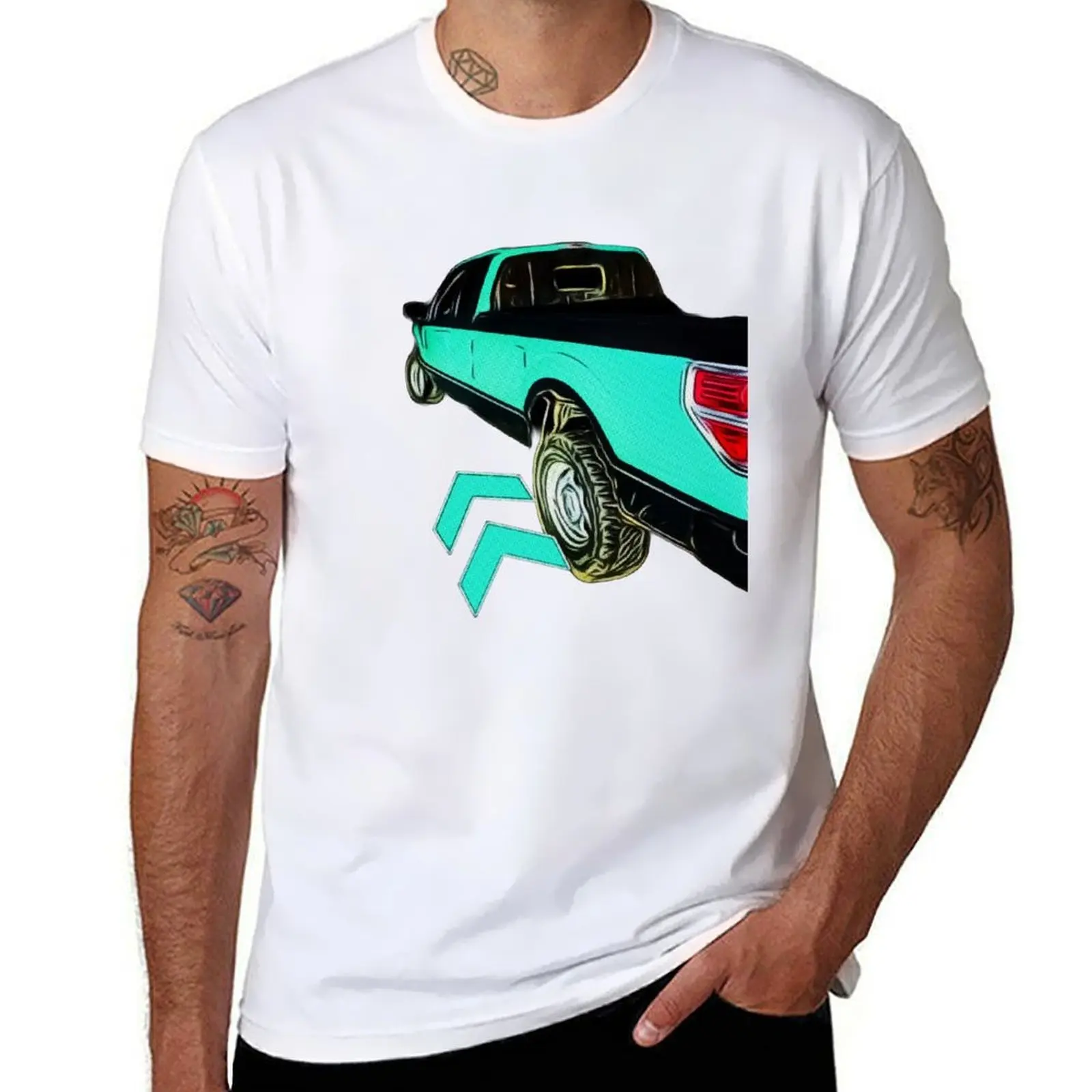 

Classic green on the F150 T-Shirt t shirt man casual cotton t shirt pack T-Shirt