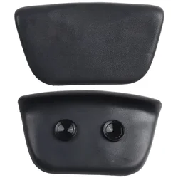 Bathtub Spa Head Rest, Black Bath Pillow With Suction Cups, Comfortable Neck And Head Support, Waterproof And Long Lasting