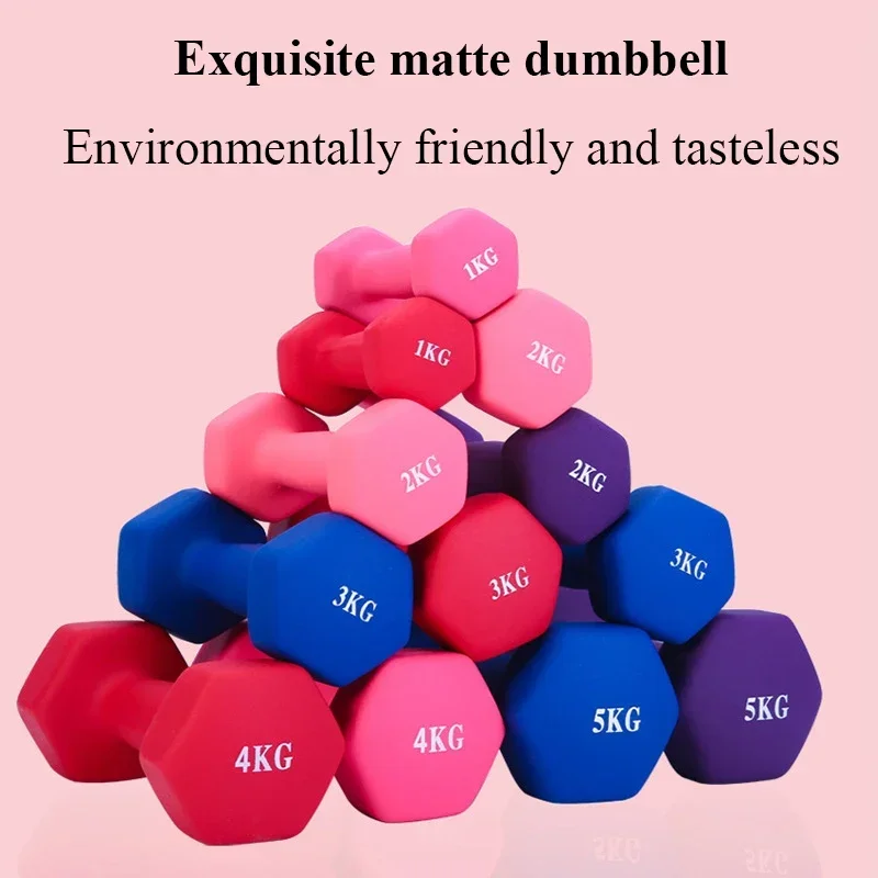 Dumbbell Fitness Equipment Stable Durable Dumbbell 0.5kg Weight Bodybuilding Training At Home for Women Fitness Equipment