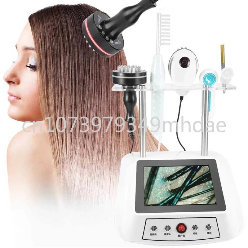 Multifunctional Scalp Care Instrument Nanometer Spray Hair Therapy Machine 1-50hz Ionization Effect Hair Treatment Machine