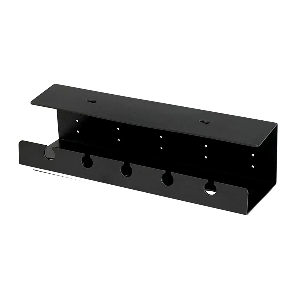 

Management Tray 12.6" Large Capacity Cable Storage Rack Durable Ps Material No Drill Installation For Cord Organizer Under
