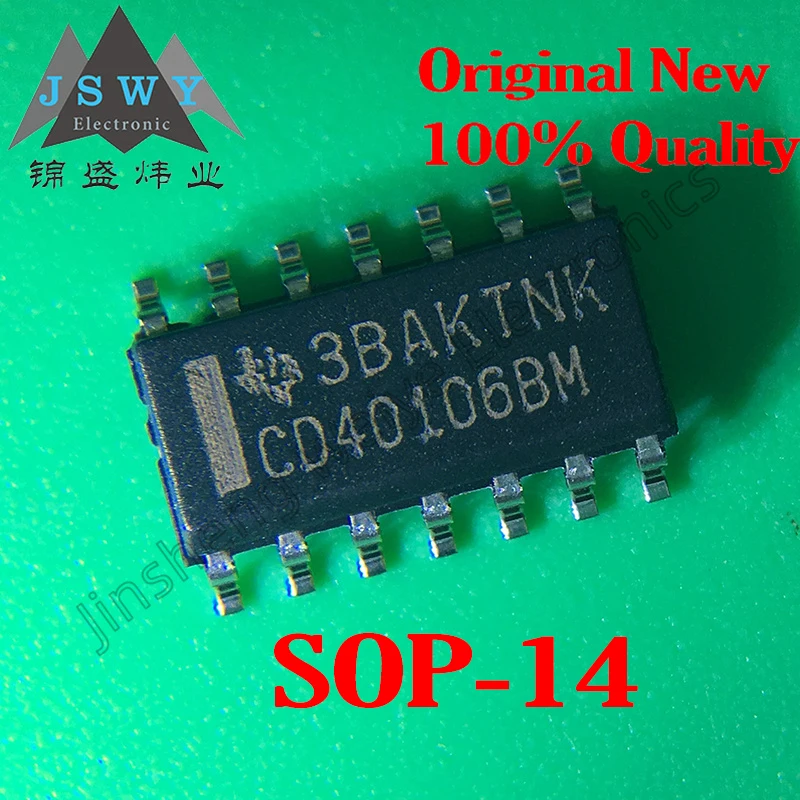 

(10-30PCS) CD40106BM SOP14/CMOS Logic Chip/Original Imported/In Stock/Fast Shipping