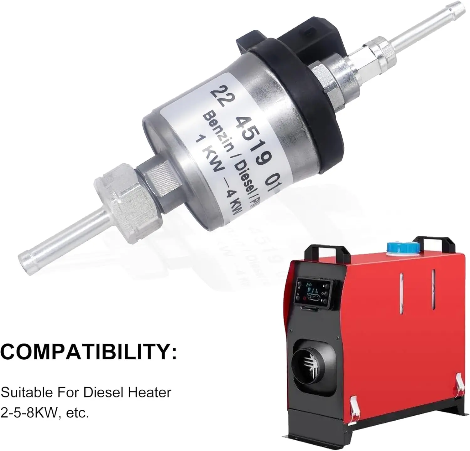 Топливный насос нагревателя 12 В, тихометр замены для Eberspacher Airtronic D2 D4 1KW-4KW