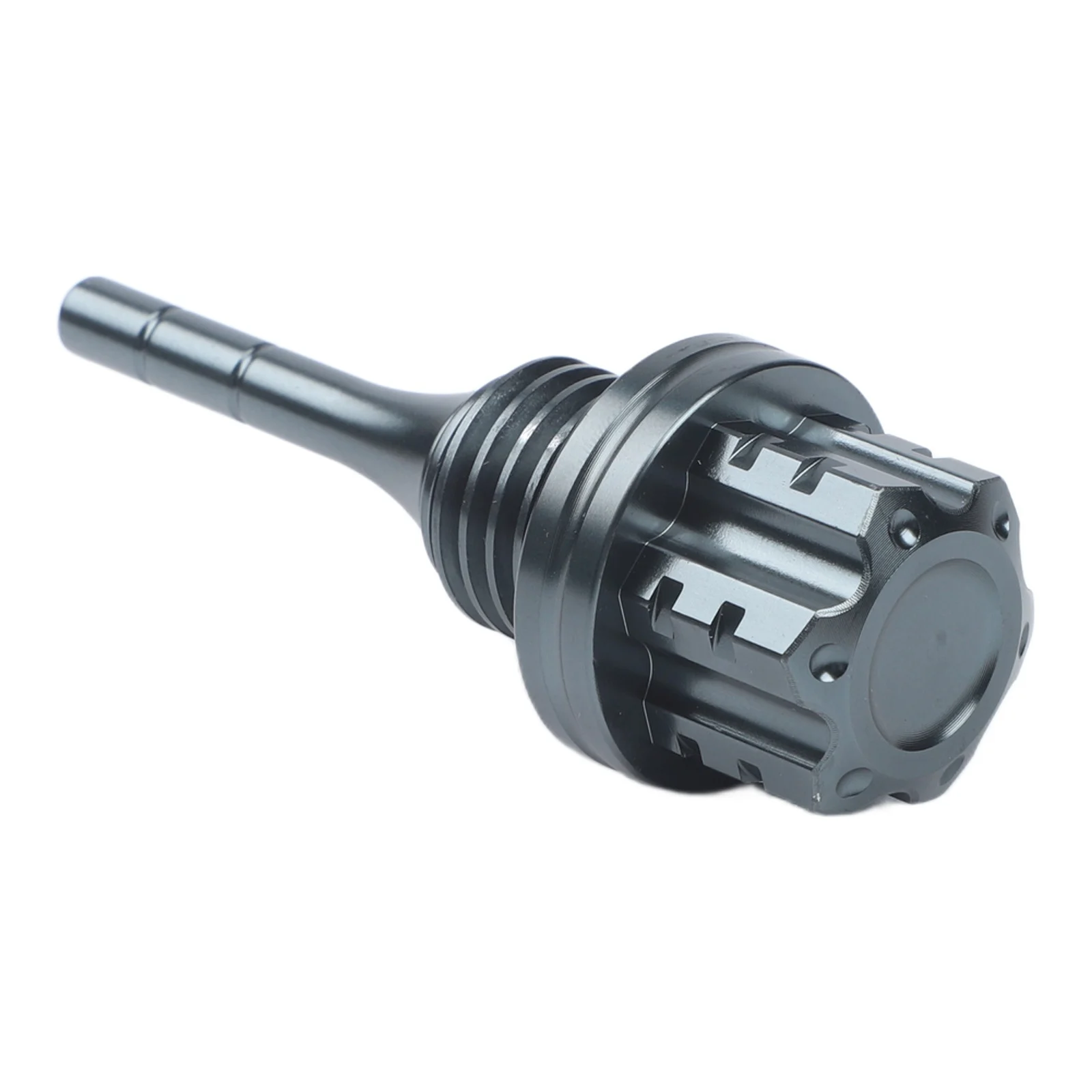 1 Pcs Hexagonal Motorcycle Oil Dipstick CNC Aluminum Alloy Engine Filler Cap Fit For Street Track Modification