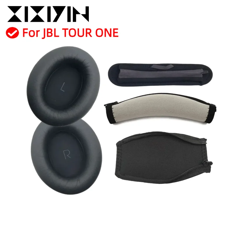 

Ear pads for JBL TOUR ONE Earmuffs Headphones Mesh Foam Protein Leather Ear Cushion Accessories XIYIN