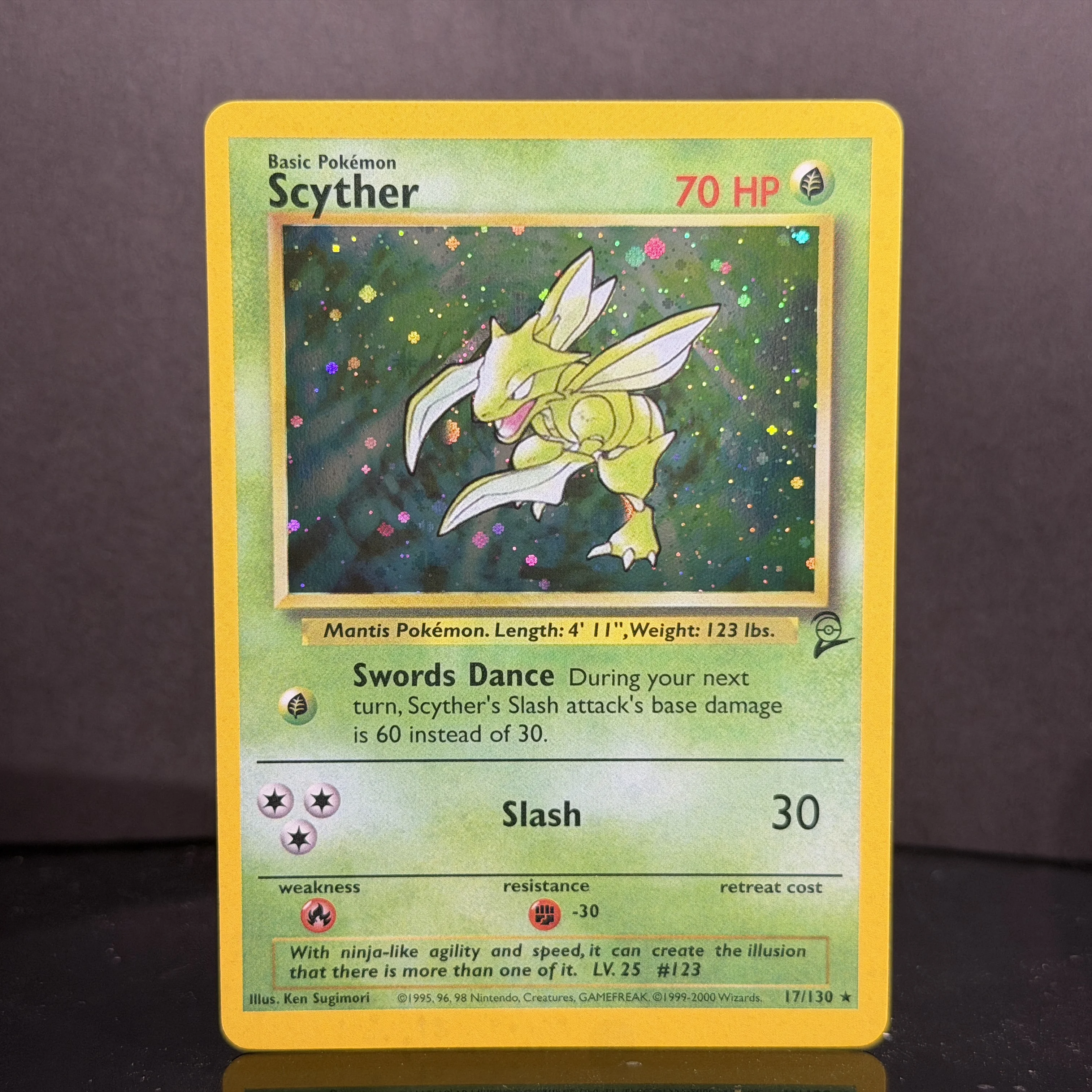 PTCG Pocket 2000 Basis-Set 2 OG Nostalgie-Sammelkarten Hitmonchan Scyther Clefable Pidgeot Mewtwo Traditionelle Holo-Proxy-Karten – Detail 23