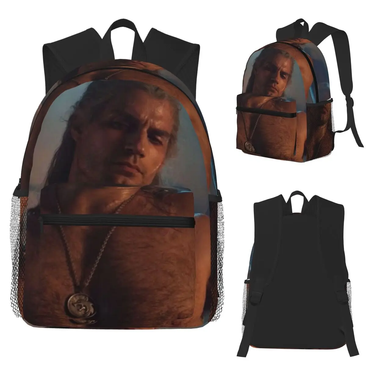 

Henry Cavill Student Backpack School Bag Hiking Travel Daypack for Men Women Bookbag Shoulder Bags
