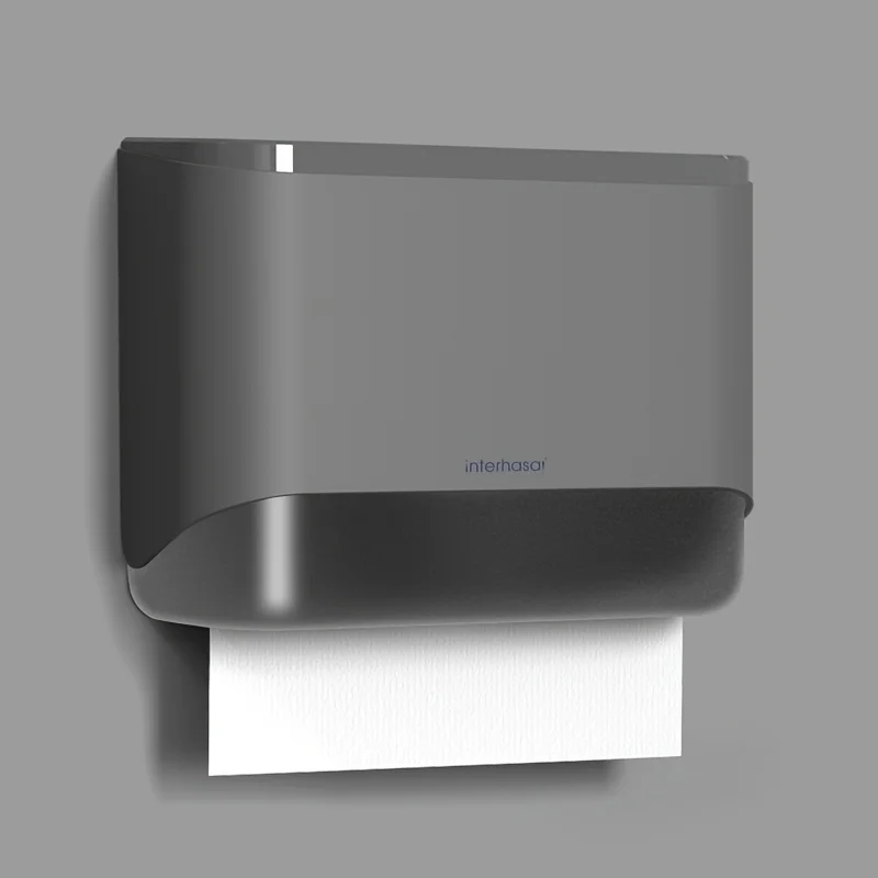 Dispenser per fazzoletti da parete premium - Design durevole e salvaspazio - Installazione senza punzonatura, stile moderno, perfetto per il bagno